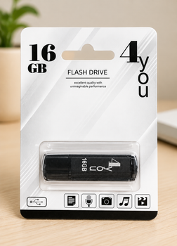 USB-накопитель флешка на 16Gb 4you 121 Vega series Black