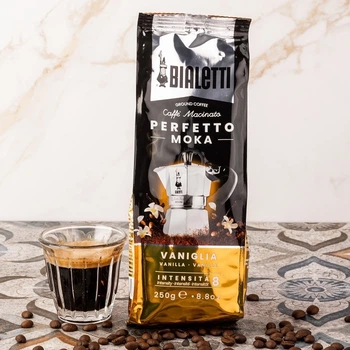 Мелена кава Bialetti Perfetto Moka Vaniglia / Vanilla, 250 г