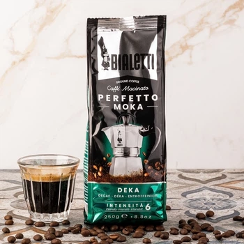 Молотый кофе Bialetti Perfetto Moka Deca, 250 г