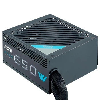Блок живлення 650 Вт,, Black, 80+ Bronze, 12 см AZZA 000358306