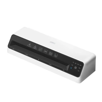 Ламинатор A4, ET103, White/Black, до 175 мкм, горячее и холодное ламинирование. Deli (teh0033601)