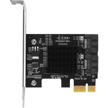 Контроллер PCI-E x1, 2xSATA3 Dynamode (teh0033016)