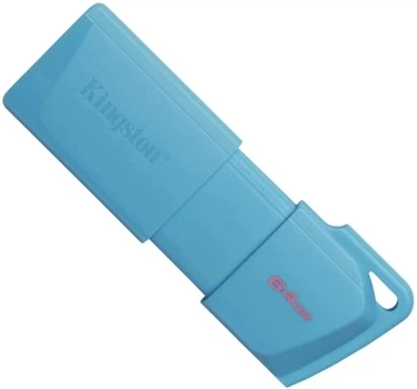 Флеш накопитель USB 64Gb DataTraveler Exodia M, Aqua Blue Kingston (teh0034155)