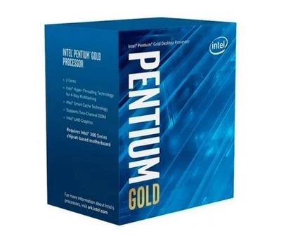 Процессор Pentium Gold (LGA1151) G5400, Box, 2x3.7 ГГц, UHD Graphic 610, L3 4Мб, Coffee Lake Intel 000357175