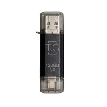 Флеш накопитель USB 128Gb Star TG009TC, Black T&G (teh0034172)