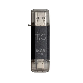 Флеш накопитель USB 64Gb Star TG009TC, Black T&G (teh0034166)