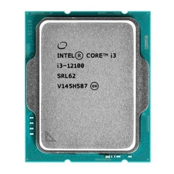 Процессор Core i3 (LGA1700) i3-12100, Tray, 4x3.3 ГГц (Turbo Boost 4.3 ГГц, 8 потоков) Intel (teh0032915)