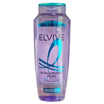 Шампунь L'Oreal Paris Elvive Hyaluronic Pure Очищувальний із саліциловою та гіалуроновою кислотами 300 мл