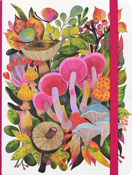 Notatnik Peter Pauper Press Midi Mushroom w linie 16x21 cm 160 arkuszy (9781441343932)