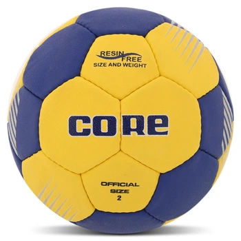 Мяч гандбольный размер №2 Core Official 7572-2 Yellow-Blue