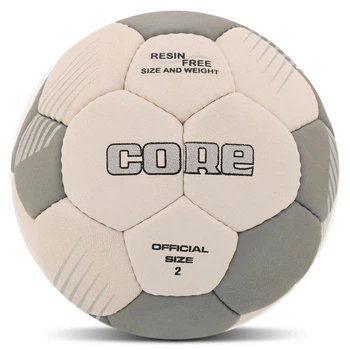 Мяч гандбольный размер №2 Core Official 7575-2 Light Grey-White