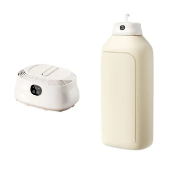 Сушарка електрична для одягу з таймером підвісна Portable Drying Machine SH-005 з чохлом Бежевий