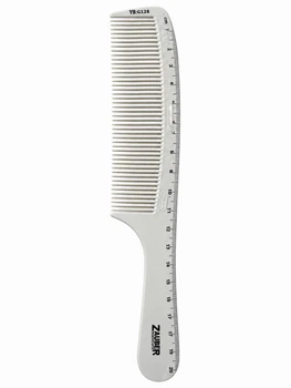 Расческа с разметкой, белая Zauber-manicure 06-038-G128