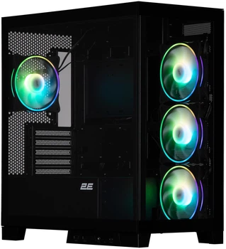 Корпус Fantom GK701B без БП 2xUSB3.0, 1xUSBType-C, 4x120мм ARGB, VGA 400мм, LCS ready 2E Gaming (2000003556434)