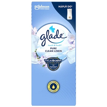 Сменный блок для освежителя воздуха Glade Touch & Fresh Pure Clean Linen, 10 мл