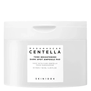 Осветляющие пады для лица 60 шт SKIN1004 Madagascar Centella Tone Brightening Dark Spot Ampoule Pad