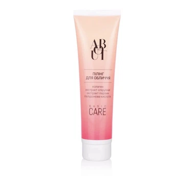 Пілінг для обличчя About Face Basic Care (колаген, спіруліна)