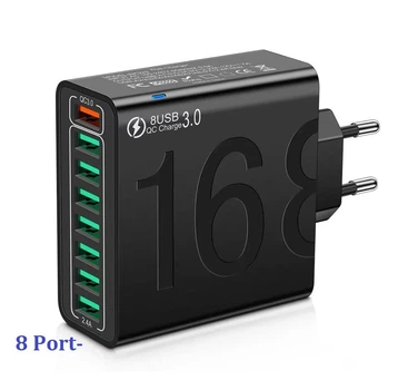Зарядное устройство 8 портов Usb для гаджетов
