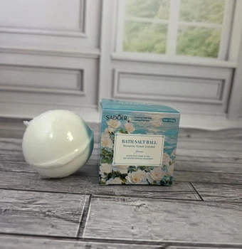 Бомбочка для ванни Sadoer Bath Salt Ball Жасмин 100г (ВІ2943)