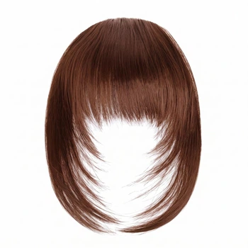 Накладная челка HairEtension, коричневая