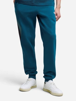 Спортивные штаны мужские Puma Ess Block Sweatpants 694346-36 L Синий/Зеленый/Черный (4070033466919)