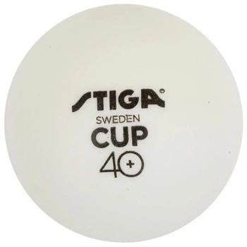 М'ячик для настільного теніса Stiga Cup ABS 12 шт (1110-2510-12) (931161)