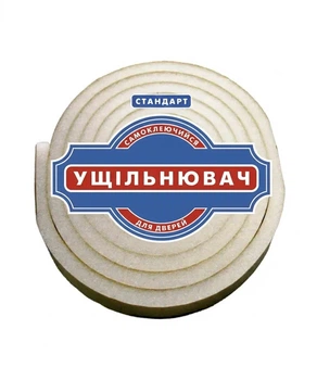 Уплотнитель поролоновый самоклеящийся для дверей 3 м