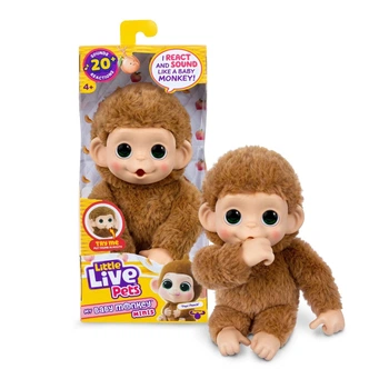 Інтерактивна мавпочка Little Live Pets My Baby Monkey Minis: Pepi Peach