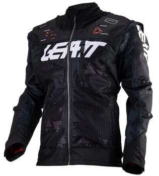 Куртка мотоциклетная Leatt Moto 4.5 X-Flow черная, размер 3XL