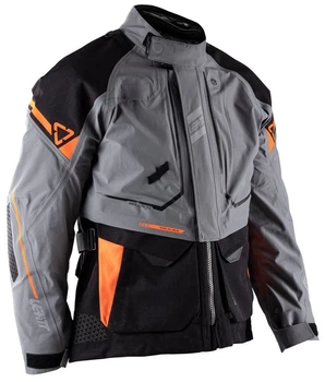 Куртка мотоциклетная Leatt 8.5 MultiTour Adventure Iron XL серая HydraDri DRI 35000 всесезонная