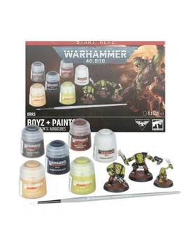 Набор Warhammer 40,000: Orks + Paints ENG/SPA/PORT/LATV/ROM