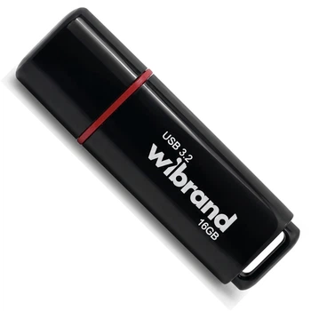 Флеш-память USB Wibrand Scarab 16GB USB 3.2 Gen1 Black (WI3.2/SC16P11B)