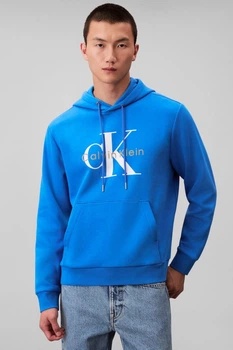 Мужское худи на флисе Calvin Klein 48(M) Синий (157987)