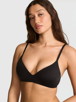 Бюстгальтер з Push-up без кісточок безшовний Victoria's Secret 340506829 L Чорний (1162549633)