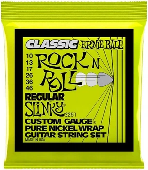 Струни для електрогітари Ernie Ball 2251 Classic Pure Nickel Regular Slinky 10/46
