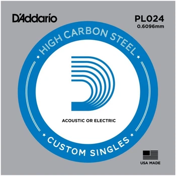 Струна D'Addario PL024 Plain Steel .024