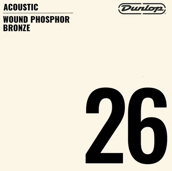 Струна Dunlop DAP26 Wound Phosphor Bronze .026