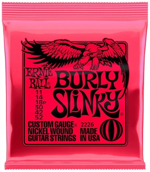 Струни для електрогітари Ernie Ball 2226 Burly Slinky Nickel Wound 11/52