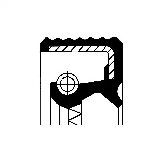 Сальник резинометаллический 145x167x13 BPW, CORTECO (12013359B)