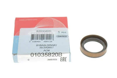 Сальник АКПП 20.5x28x7 SKODA RAPID/SEAT LEON, CORTECO (01035820B)