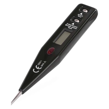 Тестер наявності напруги EMOS M0049 АС/DC12-250 з дисплеєм та оптичним сигналом