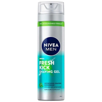 Гель NIVEA для бритья 200 мл Fresh Kick