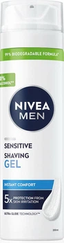 Гель NIVEA для бритья 200 мл Sensitive для чувствительной кожи