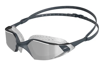 Очки для плавания зеркальные Speedo, серо-серебристые