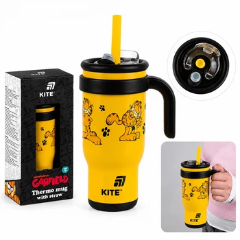 Термокухоль з турбочкою Kite Garfield 530 мл GF25-1266.