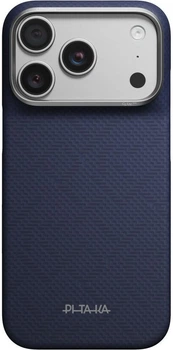 Чохол для смартфона Apple iPhone 18 Pro/17 Pro Pitaka Edge Case PTK Weaving-Sapphire MagSafe Blue (KI1821P)