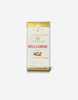 Шоколад Goldkenn Morand Williamine, молочный с грушевым ликёром, 37% какао, 100 г