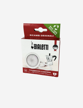 Ремкомплект Bialetti, 6 чашек: 3 уплотнителя + сито