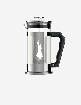 Френч-пресс Bialetti Preziosa 0003160, 350 мл, боросиликатное стекло и сталь 18/10