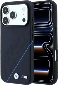 Чохол для смартфона BMW M Tire Track Blue Line MagSafe для Apple iPhone 18 Pro / Apple iPhone 17 Pro Dark Blue (3666339667702)